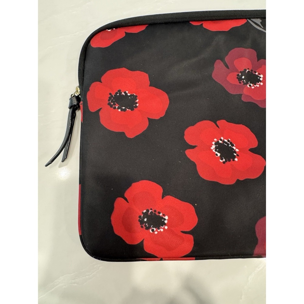 Kate Spade 10x14 red & black laptop case - Picture 6 of 9